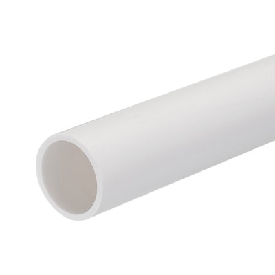 Unique Bargains PVC Water Plumb DIY Crafts High Impact Rigid Round Pipes 8" Length