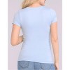 Women's V-Neck Side-Ruched Maternity Short Sleeve Tee | Motherhood Maternity - 2 of 4