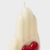 2 Wick Hand Wax Figural Candle - Threshold™ - 3 of 3