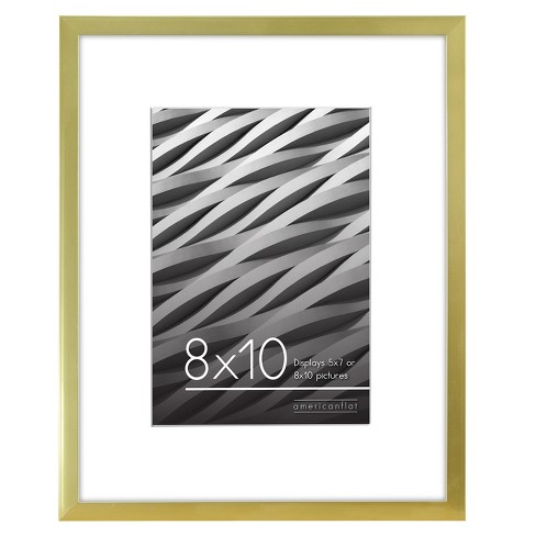 Picture Frame - Made Of Mdf / Lead Free Polished Glass Horizontal And  Vertical Formats For Wall And Tabletop - 8 X 10 Or 11 X 14 -  Americanflat : Target