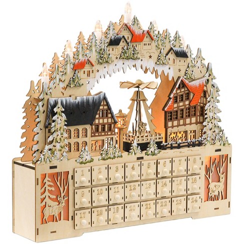 Advent Calendar, Rustic Log outlet House, Target