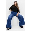 Women's Plus Size Crochet Knit Top - black | CITY CHIC - 4 of 4
