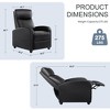 Kumasinova Modern Reclining Accent Chair,Adjustable Recliner Chair with Footrest,Upholstered Lounge Chair for Living Room,Bedroom,Apartment - 2 of 4