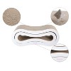 THE LICKER STORE Suvi Modern Cardboard Infinity 2-in-1 Lounge Bed Cat Scratcher with Catnip - 3 of 4