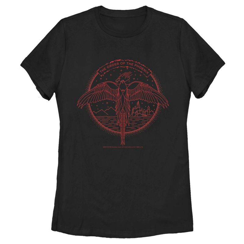 Women's Harry Potter Order of Phoenix Flight T-Shirt, 1 of 5