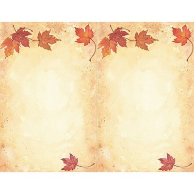 25ct 50 Invitations Fall Leaves : Target