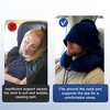 Unique Bargains Travel Neck Pillow with Hood 1 Set - 2 of 4