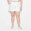 Women's Mid-Rise Midi Denim Shorts - Wild Fable™ - 2 of 3