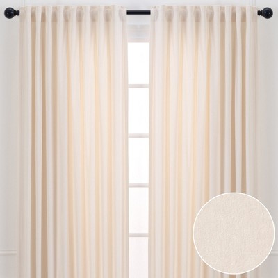 Tusk Velvet Blackout 96-Inch Window Curtain Panels