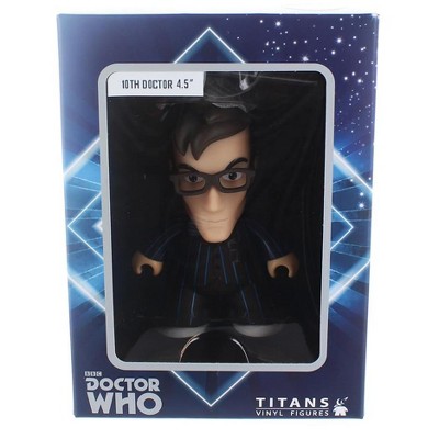 BBC Doctor Who Titan 10th Doctor with Brown Pinstripe Suit 4.5" Vinyl Figure