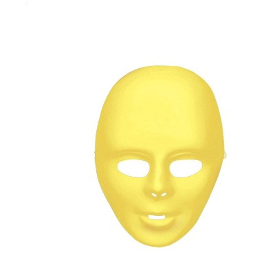 Download Forum Novelties Yellow Adult Face Mask Target PSD Mockup Templates