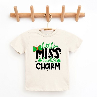 The Juniper Shop Little Miss Lucky Charm Toddler Short Sleeve Tee