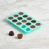 Trudeau 2pk Cupcake Chocolate Molds Aqua