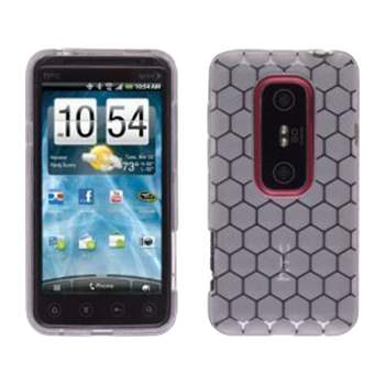 Ventev Gel Case for HTC EVO 3D - Honeycomb Clear