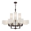 Livex Lighting Rubix 12 - Light Chandelier in  Bronze - 4 of 4