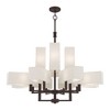 Livex Lighting Rubix 12 - Light Chandelier in  Bronze - image 3 of 4