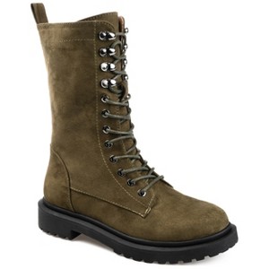 Journee Collection Womens Cadee Inside Zip Block Heel Booties - 1 of 4