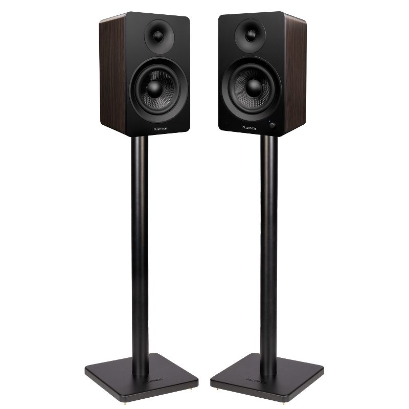 Fluance Ai61 Powered 2-Way 2.0 Stereo Bookshelf Speakers with 6.5" Drivers 120W Amp for Turntable Bluetooth w/ Stands, 1 of 10
