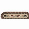 Earth Rugs Oval Stair Tread – Bear & Moose Wildlife Design, Braided Jute, 27"x8.25" Rustic Lodge-Style Accent Mat - 3 of 3