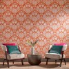 Imperial Orange Damask Paste the Wall Wallpaper - 2 of 4