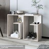 NicBex Modern 3-Tier End Table Living Room, 25" High Side Table, Multipurpose Nightstand with Storage, Living Room Sofa Table, Small Table - 2 of 4