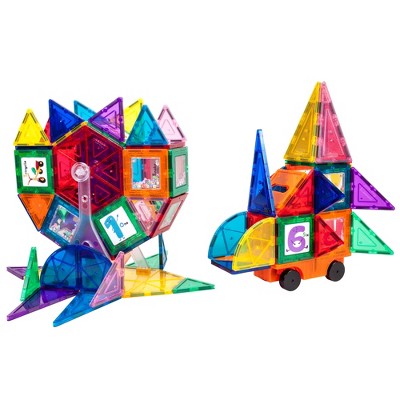 PICASSO-TILES Magnetic Tiles, Building Blocks, STEM Toys for Kids 3+