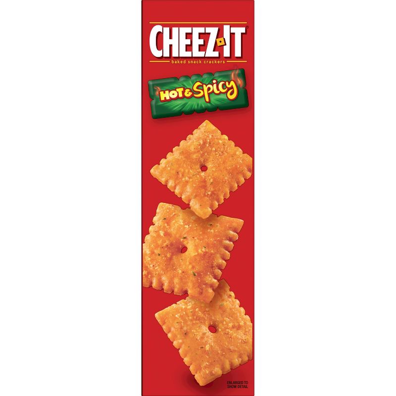 Cheez-It Hot & Spicy Baked Snack Crackers - 12.4oz, 4 of 7