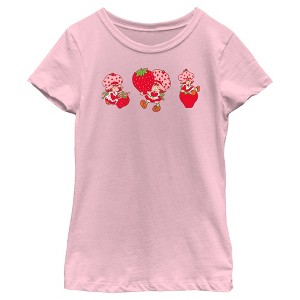 Girl's Strawberry Shortcake Sweet Berry Lineup T-Shirt - 1 of 4