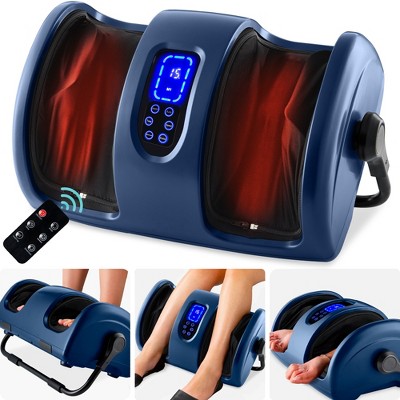 Best Choice Products Foot Massager Machine, Therapeutic Reflexology Massager w/ High-Intensity Rollers