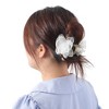 Unique Bargains Women's Fashion Mesh Flower Hairpin 3.15"x2.83"x2.95" 1 Pc - 2 of 4