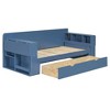 Polibi 4-in-1 Smart Daybed with Pull-Out Bed, Foldable Desk & Storage Drawers - 3 of 4