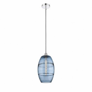 Vaz - 1 Light Stem Hung Mini Pendant In Industrial Style-18 Inches Tall and 10 Inches Wide - 1 of 1
