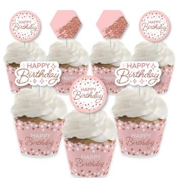 Big Dot Of Happiness Let's Be Fairies - Dessert Cupcake Toppers - Fairy  Garden Birthday Party Clear Treat Picks - Set Of 24 : Target