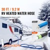 VEVOR 30ft Heated Water Hose for RV, Heated Drinking Water Hose Antifreeze to -45°F, Automatic Self-regulating, 5/8" I.D. with 3/4" GHT Adapter, Blue - 3 of 4