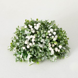 10"H Sullivans Snowy Berry Orb, Green - 1 of 4