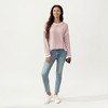 Anna-Kaci Women's Long Sleeve Knit Top with Contrast Trim and Relaxed Fit - 4 of 4