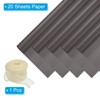 Unique Bargains Decorative Elegant Waterproof Matte Gift Wrap Paper with Ribbon 1 Set - 3 of 4