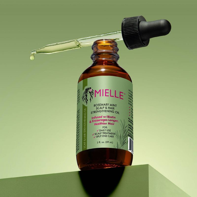 Mielle Organics Rosemary Mint Scalp &#38; Strengthening Hair Oil  - 2 fl oz, 5 of 8