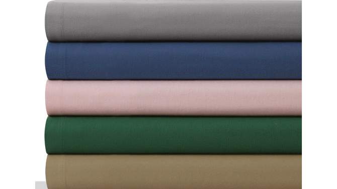 Tribeca Living 6 oz Cotton German Flannel Deep Pocket Sheet Set, 2 of 5, play video