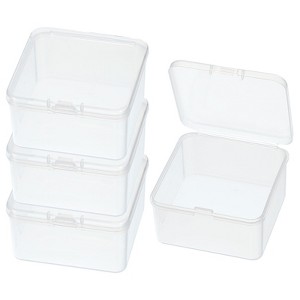 Unique Bargains Plastic Nail Bead Art Supplies Fishing Tools Craft Organizer 4 Pcs - 1 of 4