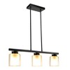 TOBILI 24-inch 3-head pendant lamp in black - 4 of 4