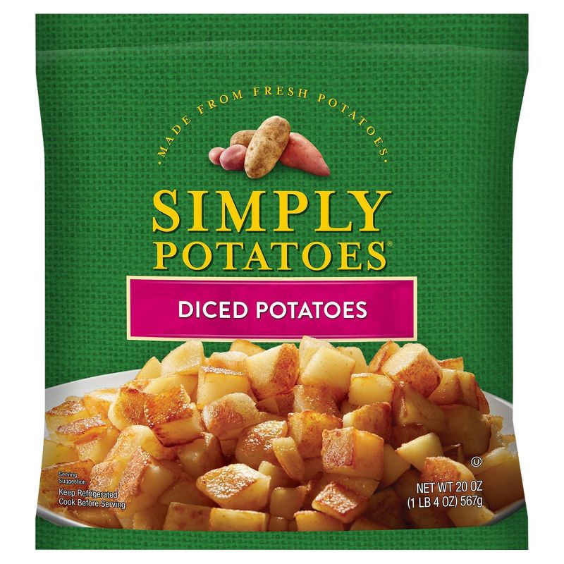 Simply Potatoes Gluten Free Diced Potatoes - 20oz, 1 of 4