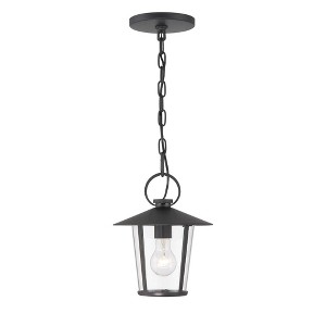 Crystorama Lighting Andover 1 - Light Pendant in  Matte Black - 1 of 3