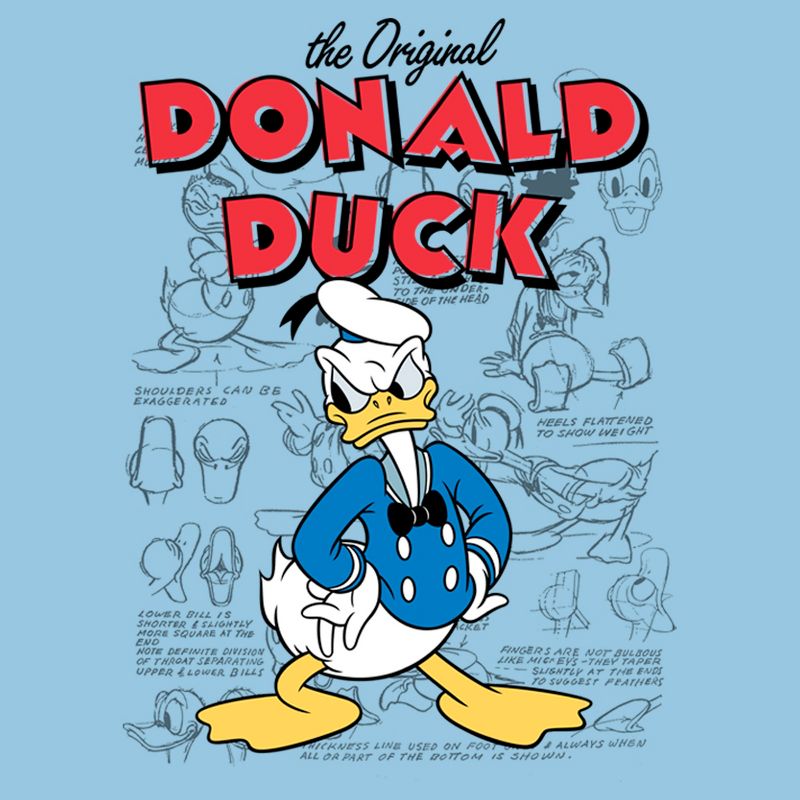 Boy's Disney Donald Duck Original Art T-Shirt, 2 of 5