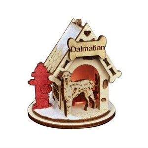 Old World Christmas K-9 Cottage Wooden Doghouse Ornament for Christmas Tree, Dalmatian - 1 of 4