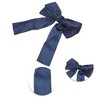Unique Bargains Solid Bow Ribbon Duckbill Hair Clips Hairdo Clip 1 Pc - 3 of 4