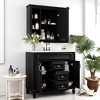 Mshliw 36 Inch Bathroom Vanity with Sink and Mirror Cabinet, Modern Storage Cabinet with 2 Soft Closing Doors and 2 Drawers(Gray) - 2 of 4