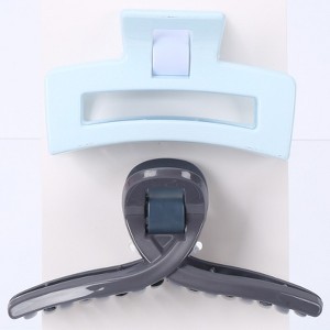 Chery Life 2 Pcs Strong Grip Hair Claw Clip for All Hair Types, Fashionable Hair Accessory - 1 of 4