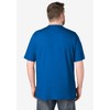 KingSize Men's Big & Tall Shrink-Less Lightweight Henley T-Shirt - 3 of 4