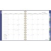 Badge Geo Weekly/Monthly Planner, 8.88 x 7.69, Purple/Gold Cover, 13-Month (Jan to Jan): 2025 to 2026 - 2 of 4